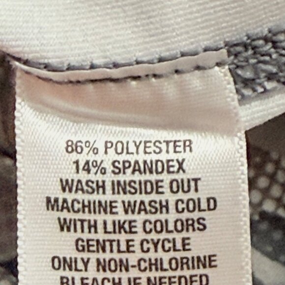 Zelos Womens Athletic High Waist Zip Pocket Stretch Grey Camo Legging Sz M NWOT - Picture 6 of 10